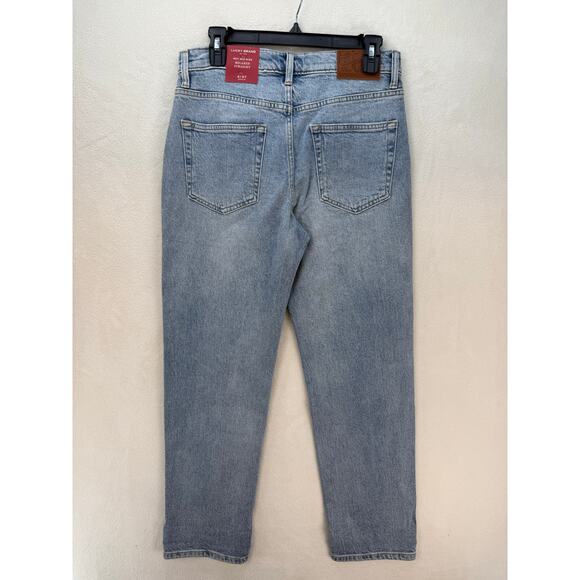 LUCKY BRAND LEGEND SERIES WOMEN'S SIZE 8/29R PATCHWORK BOY MID RELAX STRAIGHT - Picture 6 of 6